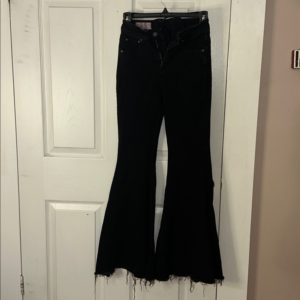 Free People's We The Free FitnFlare Jeans with Corset style Back